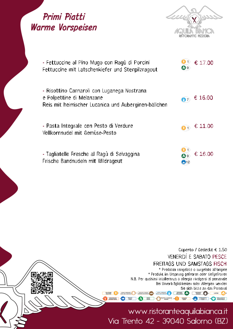 Menu Restaurant Pizzeria Weißer Adler-10