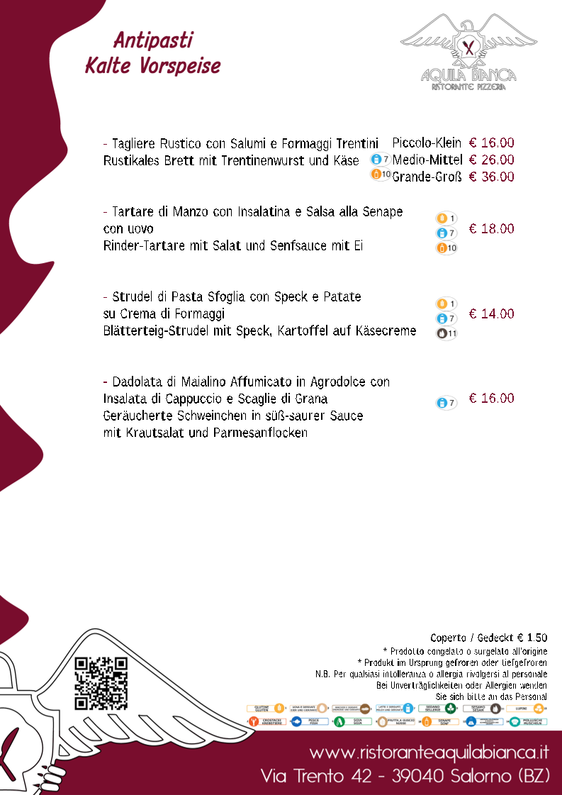 Menu Restaurant Pizzeria Weißer Adler-7