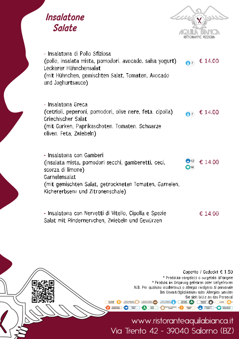 Menu Restaurant Pizzeria Weißer Adler-9